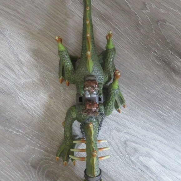 Mega Bloks Krystal Wars Marauders Cliff Green Dragon NO WINGS+2 Figures (K438) - Picture 10 of 10